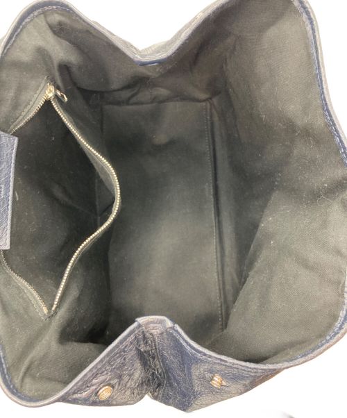 BALENCIAGA（バレンシアガ）BALENCIAGA (バレンシアガ) ハンドバッグ ネイビーの古着・服飾アイテム