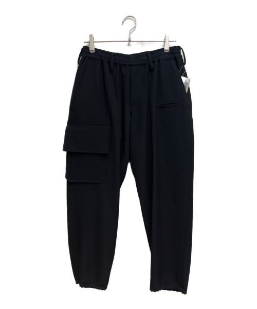 Yohji Yamamoto pour homme（ヨウジヤマモト プールオム）Yohji Yamamoto pour homme (ヨウジヤマモト プールオム) Re ARMY GABARDINE Z-RIB WRAP PANTS ブラック サイズ:1 未使用品の古着・服飾アイテム