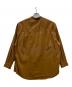Graphpaper (グラフペーパー) Broad Oversized L/S Band Collar Shirt ブラウン サイズ:Free 未使用品：13000円
