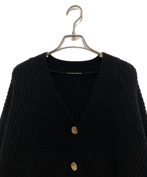 L'appartement（アパルトモン）L'Appartement (アパルトモン) チャンキーニットカーディガン ブラック サイズ:不明の古着・服飾アイテム