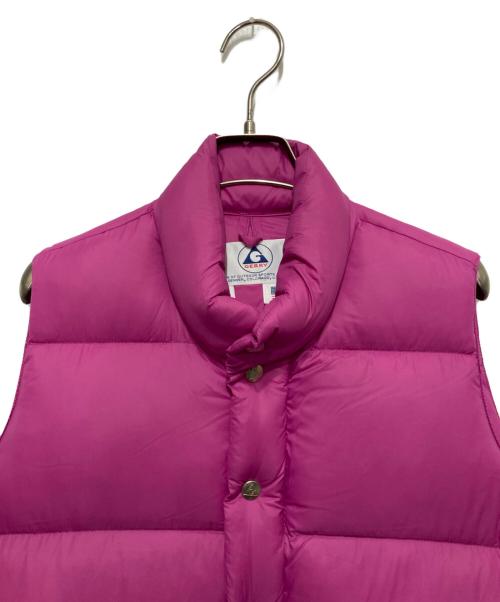 GERRY（ジェリー）GERRY (ジェリー) ダウンベスト パープル サイズ:Sの古着・服飾アイテム