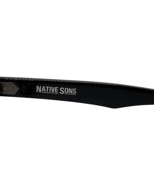 NATIVE SONS（ネイティブ サンズ）NATIVE SONS (ネイティブ サンズ) 眼鏡 ブラックの古着・服飾アイテム
