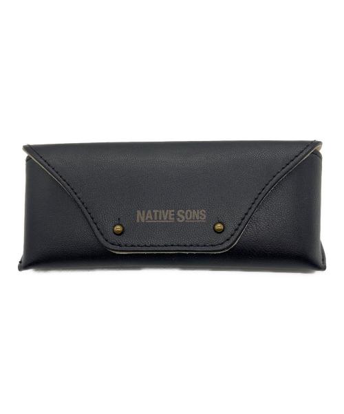 NATIVE SONS（ネイティブ サンズ）NATIVE SONS (ネイティブ サンズ) 眼鏡 ブラックの古着・服飾アイテム