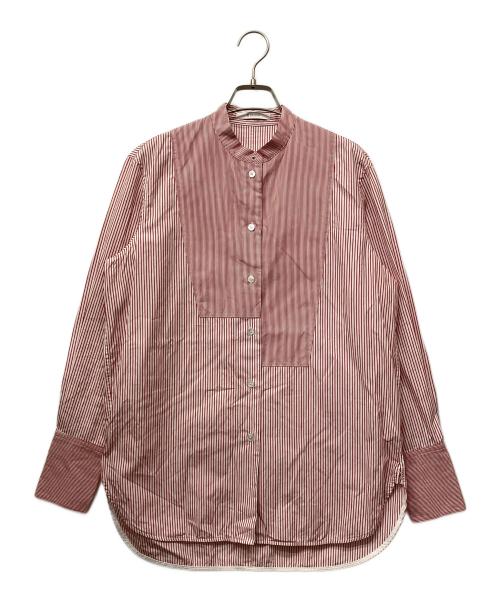 CINOH（チノ）CINOH (チノ) アシンメトリーブザムシャツ レッド サイズ:36の古着・服飾アイテム