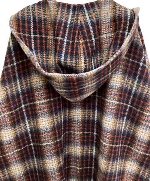 CELINE（セリーヌ）CELINE (セリーヌ) 21AW bernous wool coat （バーヌースウールロングコート） マルチカラー サイズ:Lの古着・服飾アイテム