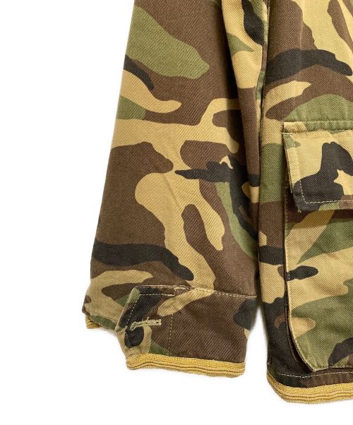 Saint Laurent Paris（サンローランパリ）Saint Laurent Paris (サンローランパリ) カモフラミリタリージャケット カーキ サイズ:48の古着・服飾アイテム