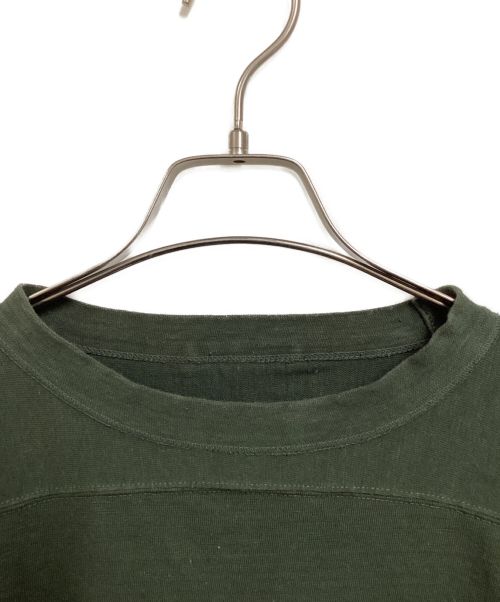 45R（フォーティファイブ・アール）45R (フォーティーファイブアール) でこぼこ天竺の908水平線Tシャツ グリーン サイズ:1の古着・服飾アイテム