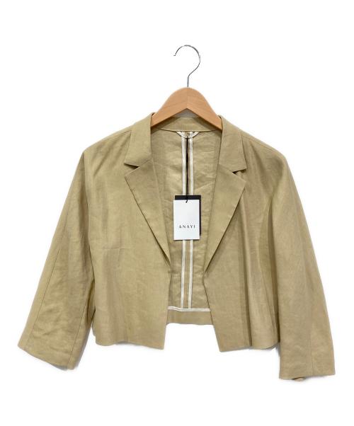 ANAYI（アナイ）ANAYI (アナイ) リネン混ジャケット ベージュ サイズ:36の古着・服飾アイテム