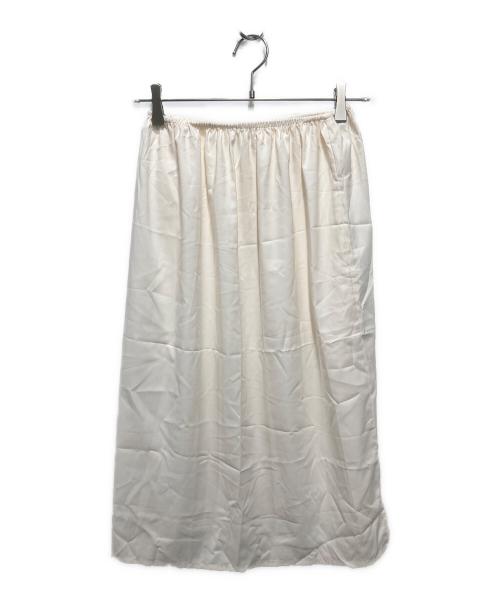 Diagram（ダイアグラム）Diagram (ダイアグラム) ニットワンピース ホワイト×ブラウン サイズ:36の古着・服飾アイテム