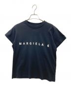 MM6 Maison Margielaエムエムシックスメゾンマルジェラ）の古着「ロゴTシャツ」｜ブラック