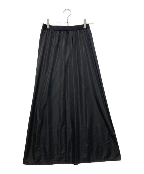 BEAUTY&YOUTH（ビューティーアンドユース）BEAUTY&YOUTH (ビューティーアンドユース) メッシュ レイヤード フレアスカート ブラック サイズ:Mの古着・服飾アイテム