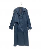 6(ROKU) BEAUTY&YOUTHロク ビューティーアンドユース）の古着「BIG TRENCH COAT」｜ネイビー