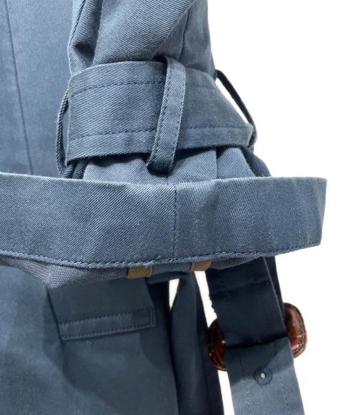 6(ROKU) BEAUTY&YOUTH（ロク ビューティーアンドユース）6(ROKU) BEAUTY&YOUTH (ロク ビューティーアンドユース) BIG TRENCH COAT ネイビー サイズ:38の古着・服飾アイテム