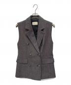 FRAY IDフレイ アイディー）の古着「ダブルテーラードジレ」｜ブラック