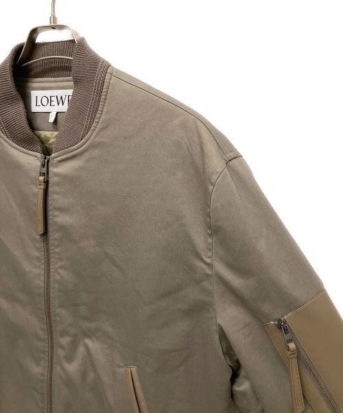 LOEWE（ロエベ）LOEWE (ロエベ) コットンボンバージャケット カーキ サイズ:48の古着・服飾アイテム