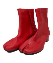 Maison Margiela 22（メゾンマルジェラ）の古着「Tabi ブーツ」｜レッド