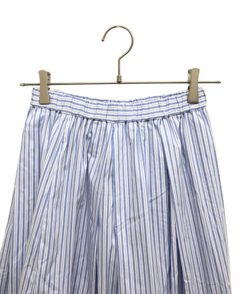 Diagram（ダイアグラム）Diagram (ダイアグラム) シャツタックティアードスカート ブルー サイズ:36の古着・服飾アイテム