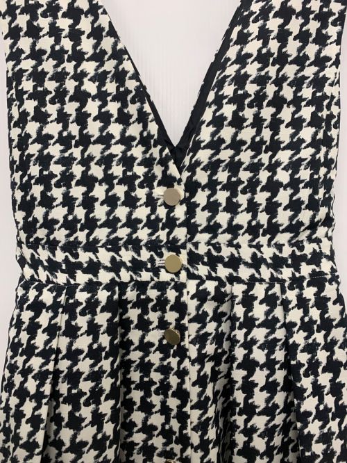 GRACE CLASS（グレースクラス）GRACE CLASS (グレースクラス) ハウンドトゥースジャンパースカート ブラック サイズ:36の古着・服飾アイテム