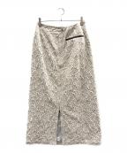 MURRALミューラル）の古着「Ice flower embroidery skirt」｜アイボリー