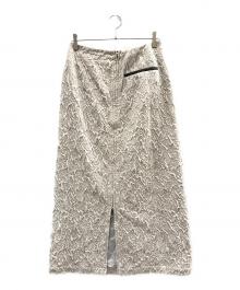 MURRAL（ミューラル）の古着「Ice flower embroidery skirt」｜アイボリー