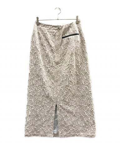 中古・古着通販】MURRAL (ミューラル) Ice flower embroidery skirt