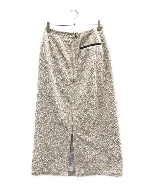 MURRAL（ミューラル）MURRAL (ミューラル) Ice flower embroidery skirt アイボリー サイズ:2の古着・服飾アイテム