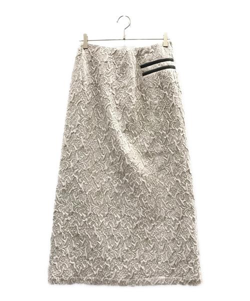 MURRAL（ミューラル）MURRAL (ミューラル) Ice flower embroidery skirt アイボリー サイズ:2の古着・服飾アイテム