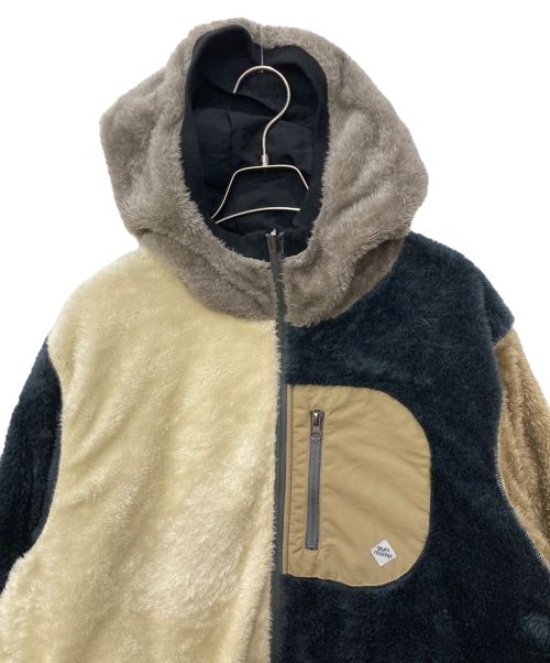 GYM MASTER（ジムマスター）GYM MASTER (ジムマスター) リバーシブルボアｘタスロンフードJKT アイボリー サイズ:Lの古着・服飾アイテム