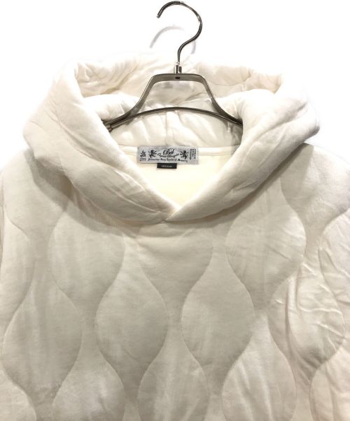 BAL（バル）BAL (バル) QUILTING HOODED SWEAT SHIRT ホワイト サイズ:Mの古着・服飾アイテム