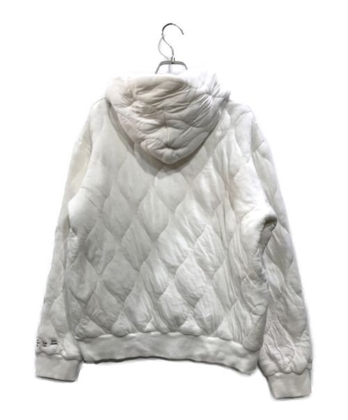 BAL（バル）BAL (バル) QUILTING HOODED SWEAT SHIRT ホワイト サイズ:Mの古着・服飾アイテム