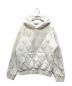 BAL（バル）の古着「QUILTING HOODED SWEAT SHIRT」｜ホワイト