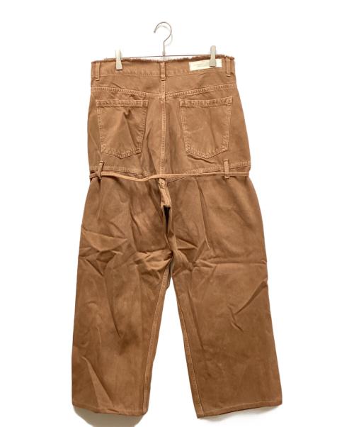 jacquemus（ジャックムス）JACQUEMUS (ジャックムス) デニムパンツ ブラウン サイズ:29の古着・服飾アイテム