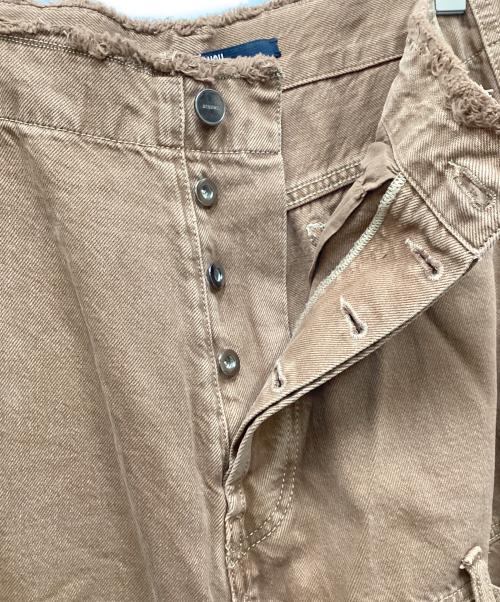 jacquemus（ジャックムス）JACQUEMUS (ジャックムス) デニムパンツ ブラウン サイズ:29の古着・服飾アイテム