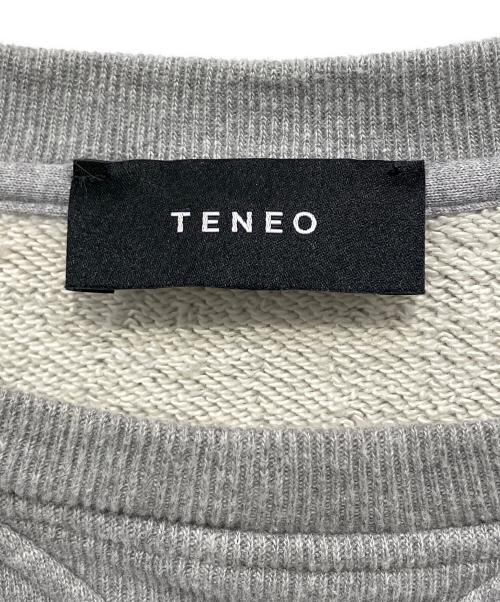 TENEO（テネオ）TENEO (テネオ) BANDE BACK LINE CREW NECK グレー サイズ:2の古着・服飾アイテム