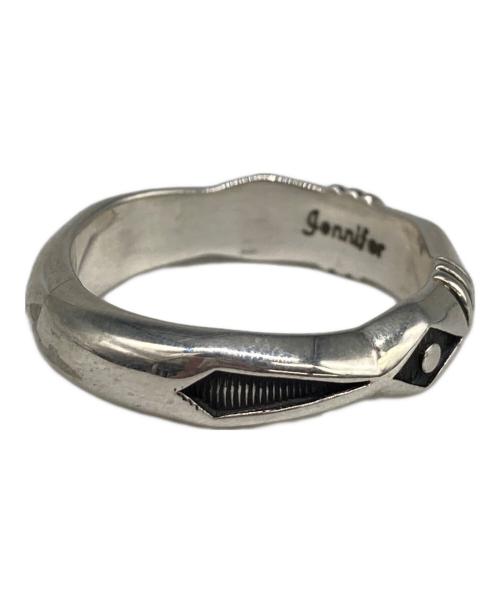 Jennifer Curtis（ジェニファー・カーティス）Jennifer Curtis (ジェニファー・カーティス) スタンプワークリング シルバー サイズ:-の古着・服飾アイテム