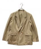 MACPHEEマカフィー）の古着「ウールギャバジン ダブルブレストジャケット」｜ベージュ