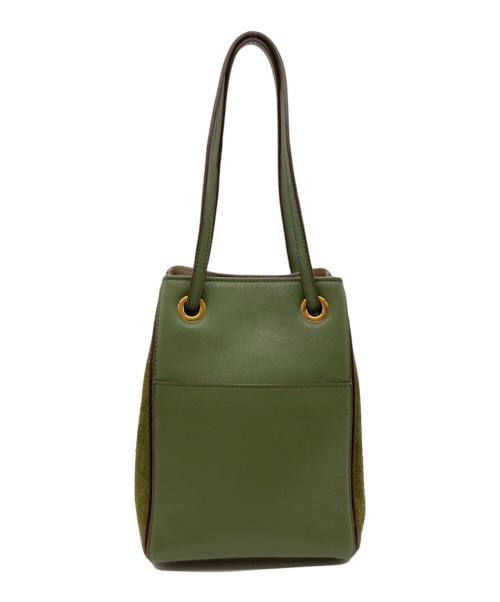 J&M DAVIDSON（ジェイ＆エム デヴィッドソン）J&M DAVIDSON (ジェイ＆エム デヴィッドソン) 2×4バケットバッグ オリーブの古着・服飾アイテム