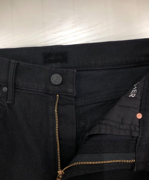 mother（マザー）mother (マザー) INSIDER CROP STEP FRAY ブラック サイズ:28の古着・服飾アイテム