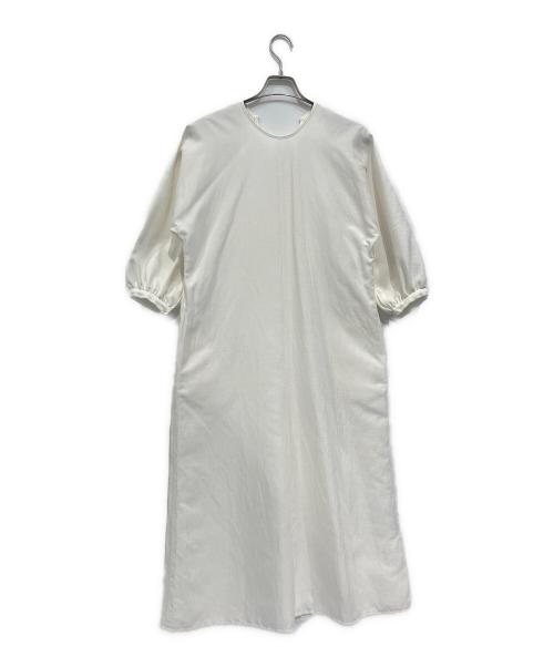 Plage（プラージュ）Plage (プラージュ) ギャザースリーブドレス ホワイト サイズ:36 未使用品の古着・服飾アイテム