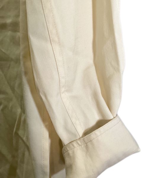 LEMAIRE（ルメール）LEMAIRE (ルメール) ロングオーバーシャツ アイボリー サイズ:36の古着・服飾アイテム