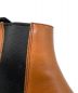 中古・古着 3.1 phillip lim (スリーワンフィリップリム) VULCANIZED CHELSEA BOOTS ブラウン×ブラック サイズ:37：13000円