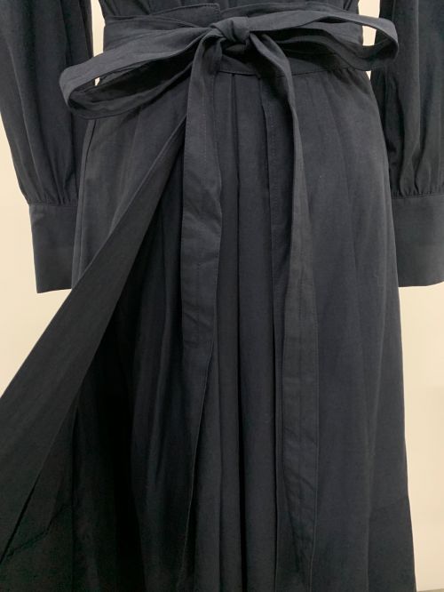 CASA FLINE（カーサフライン）CASA FLINE (カーサフライン) サロンシャツワンピース ネイビー サイズ:Fの古着・服飾アイテム