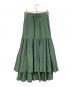 FRAY ID (フレイ アイディー) ワッシャーティアードスカート グリーン サイズ:1 未使用品：6000円