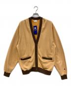 Championチャンピオン）の古着「スウェットカーディガン」｜ベージュ