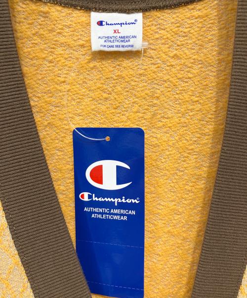 Champion（チャンピオン）Champion (チャンピオン) スウェットカーディガン ベージュ サイズ:XLの古着・服飾アイテム