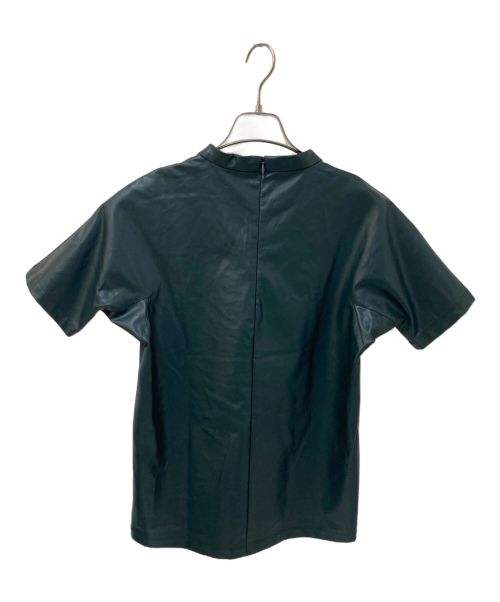 MAISON SPECIAL（メゾンスペシャル）MAISON SPECIAL (メゾンスペシャル) フェイクレザーカットソー グリーン サイズ:Mの古着・服飾アイテム