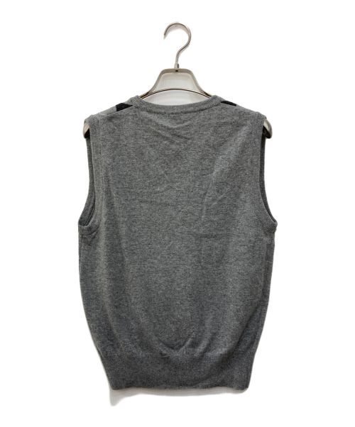 the Barnnet（ザ バーネット）THE BARNNET (ザ バーネット) ニットベスト グレー サイズ:不明の古着・服飾アイテム