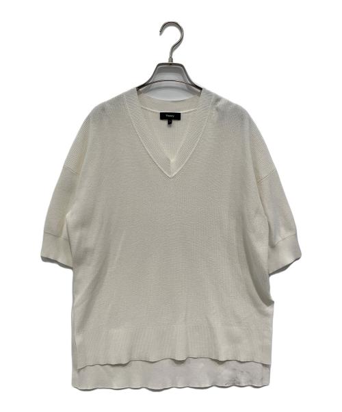 theory（セオリー）theory (セオリー) Dry Cotton 2 Karenia VNK ホワイト サイズ:Sの古着・服飾アイテム