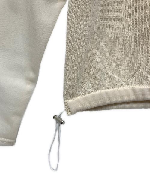 Maglia Plus（マリアプラス）Maglia Plus (マリアプラス) ポリ和紙シアーリラックスセーター アイボリー サイズ:FREEの古着・服飾アイテム