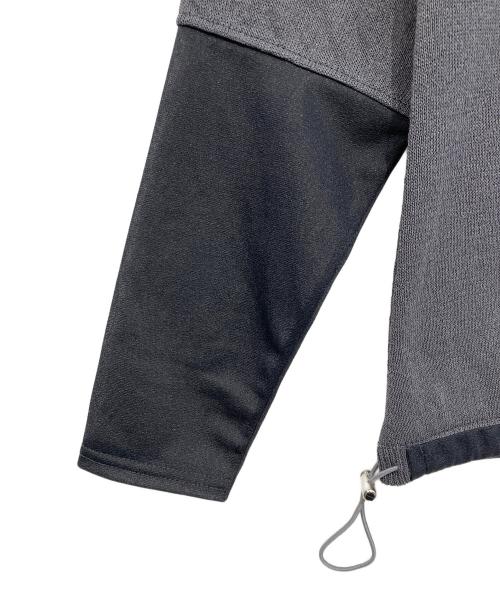 Maglia Plus（マリアプラス）Maglia Plus (マリアプラス) ポリ和紙シアーリラックスセーター グレー サイズ:FREEの古着・服飾アイテム